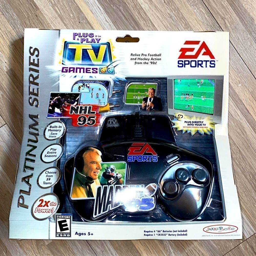 John Madden EA sports game system control NFL Madden NHL GAMER plug n go